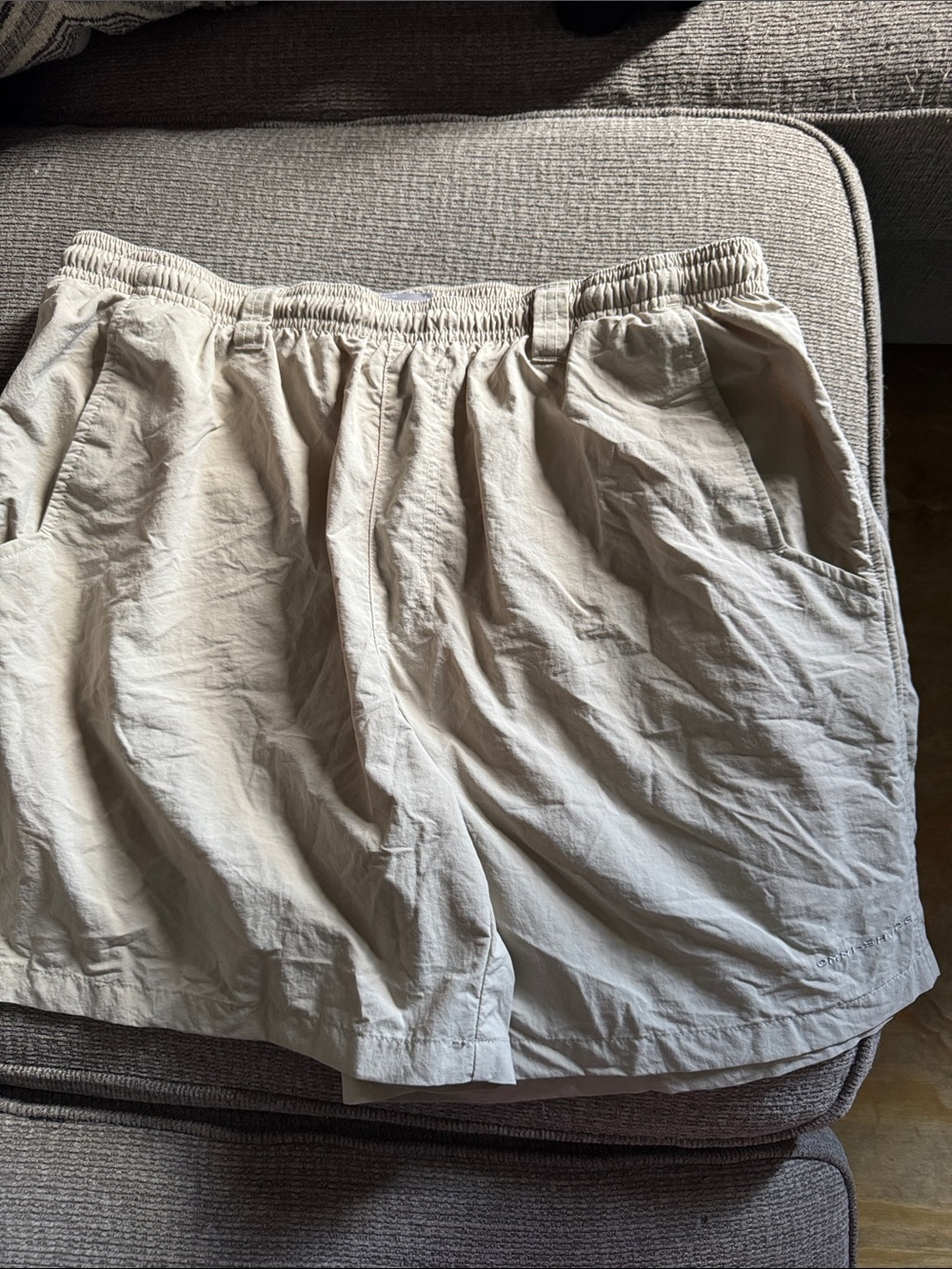 Columbia Men's Beige Athletic Shorts
